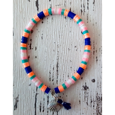 katsuki armbandje blauw/peach katsuki armbandje blauw/peach